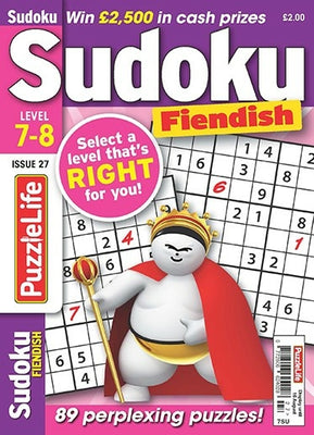 PuzzleLife Sudoku Fiendish 7-8 - Agenda Bookshop