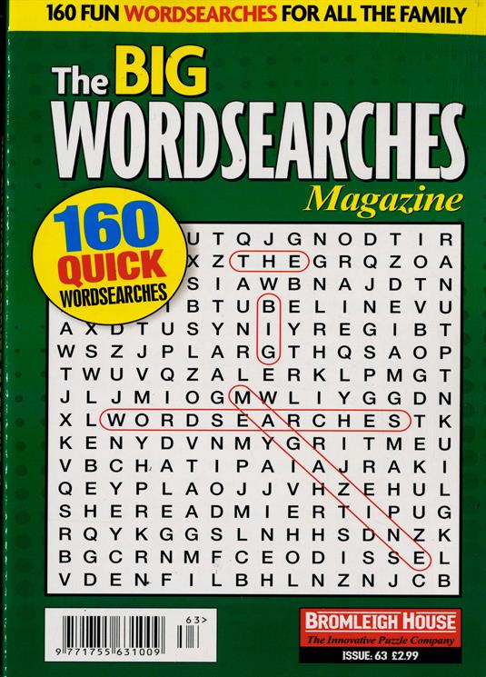 The Big Wordsearches Magazine - Agenda Bookshop