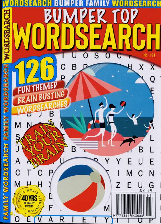 BUMPER TOP WORDSEARCH - Agenda Bookshop