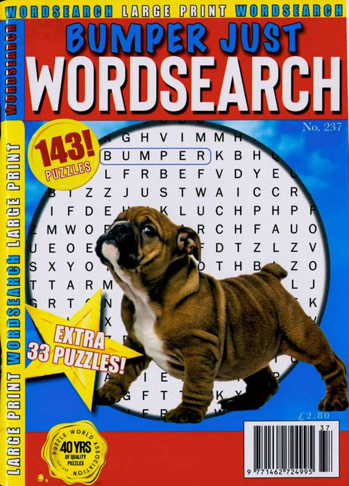 BUMPER JUST WORDSEARCH - Agenda Bookshop