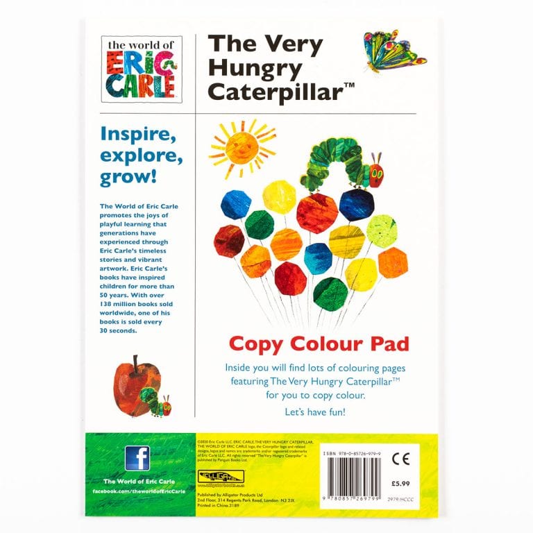 The Very Hungry Caterpillar Copy Colour Pad - Agenda Bookshop