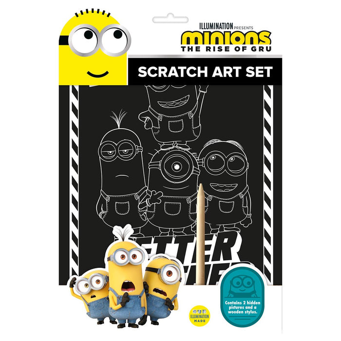 AL SCRATCH ART SET: MINIONS - Agenda Bookshop