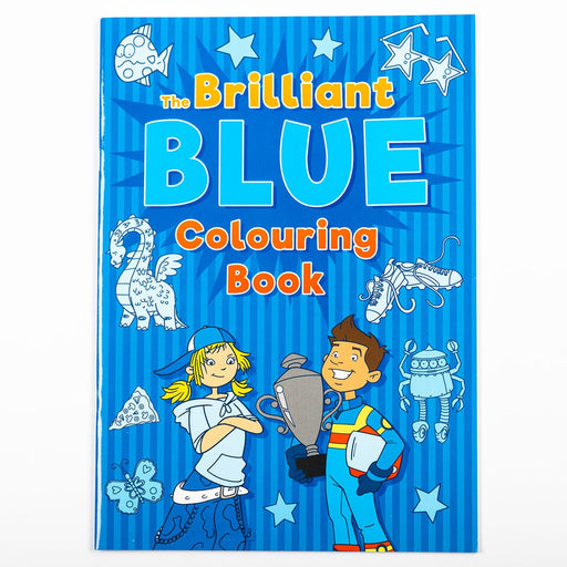 AL BRILIANT BLUE COLOURING BOOK - Agenda Bookshop