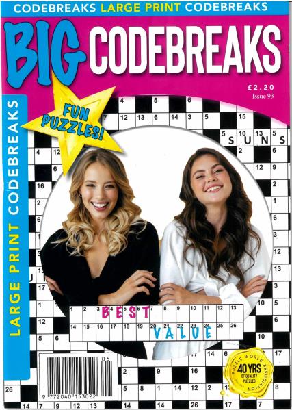 BIG CODEBREAKS - Agenda Bookshop