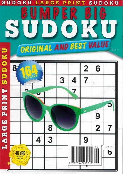 BUMPER BIG SUDOKU - Agenda Bookshop
