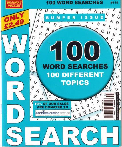 BRAINIAC WORDSEARCH - Agenda Bookshop