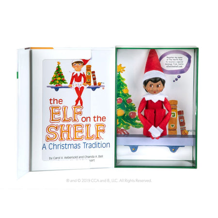 THE ELF ON THE SHELF GIRL DARK - Agenda Bookshop