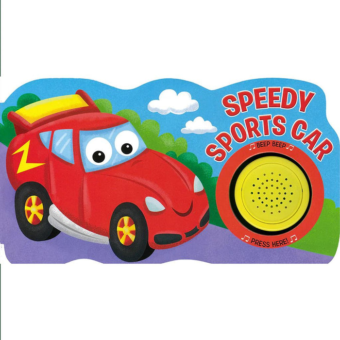 Board Book My Little Sounds Sports Car - Agenda Bookshop