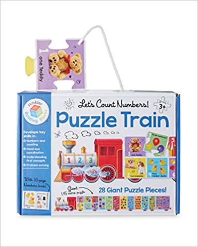 Building Blocks: Let''s Count Numbers! Puzzle Train - 28 Giant Puzzle Pieces! - Agenda Bookshop