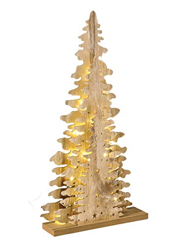LED Wooden Christmas Tree Silhouette - Agenda Bookshop