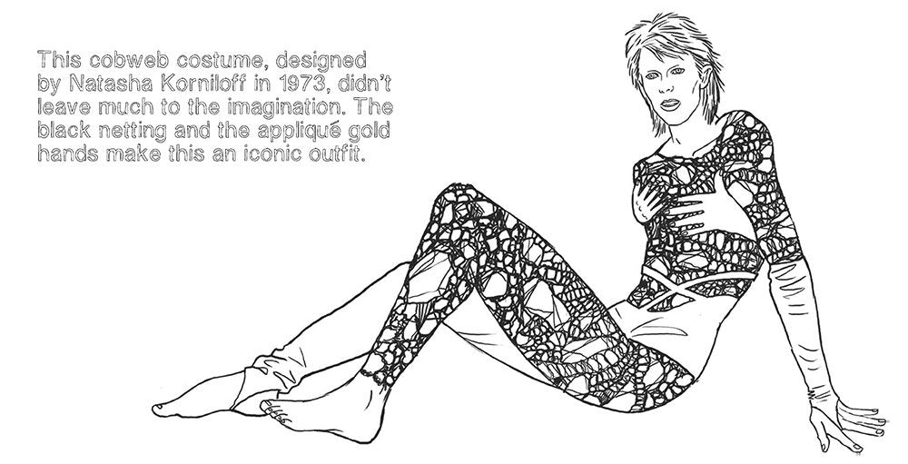 David Bowie Colouring Book - Agenda Bookshop