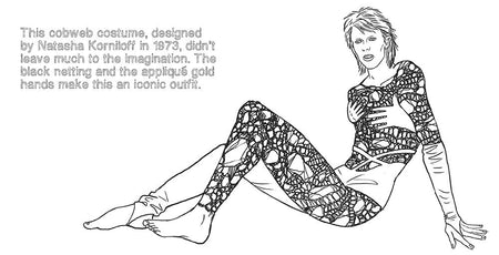 David Bowie Colouring Book - Agenda Bookshop