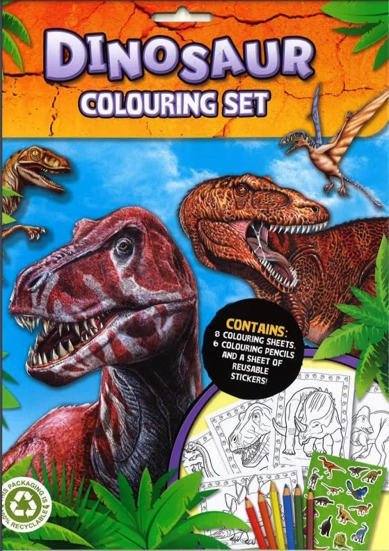 Dinosaur Colouring Set - Agenda Bookshop