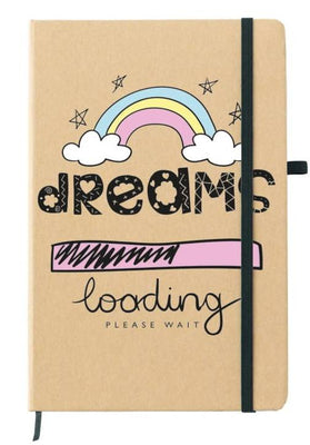 Dreams Loading A5 Notebook - Agenda Bookshop