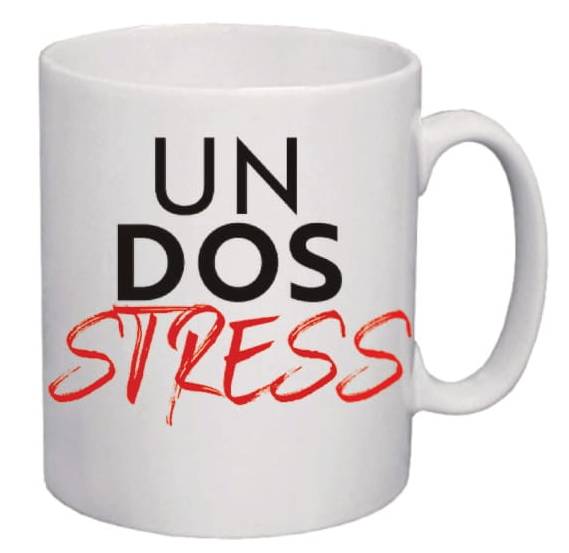 Un Dos Stress Mug - Agenda Bookshop