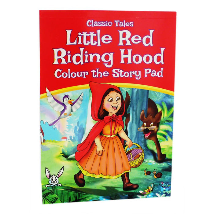 Little Red Riding Colouring Story - Agenda Bookshop