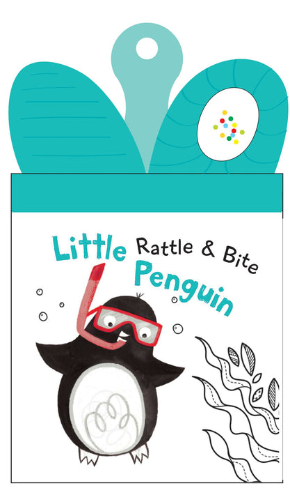RATTLE & TEETHER BOOK: LITTLE PENGUIN - Agenda Bookshop