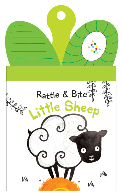 RATTLE & TEETHER BOOK: LITTLE SHEEP - Agenda Bookshop