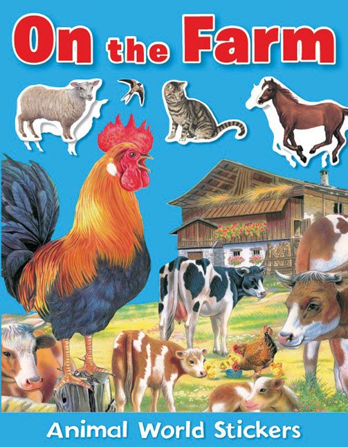 Animal World Sticker Book: On the Farm - Agenda Bookshop