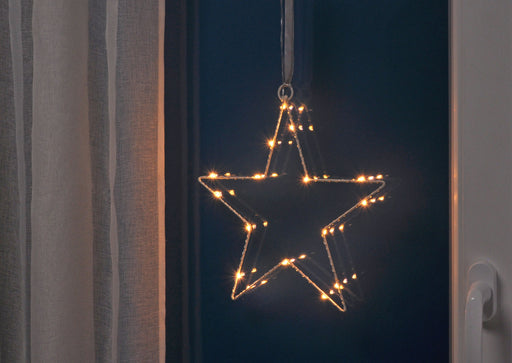 Christmas Star LED Window Silhouette - Agenda Bookshop