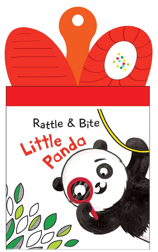 RATTLE & TEETHER BOOK: LITTLE PANDA - Agenda Bookshop