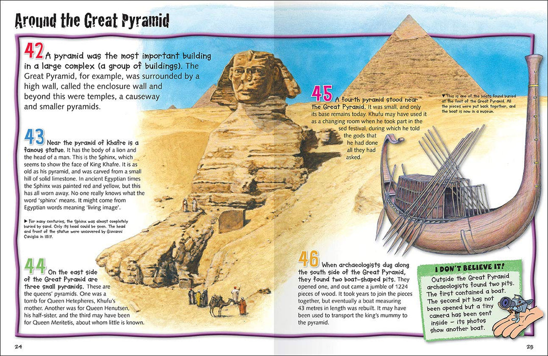 100 Facts Pyramids: Bursting with Detailed Images, Activities and Exactly 100 Amazing Facts - Agenda Bookshop