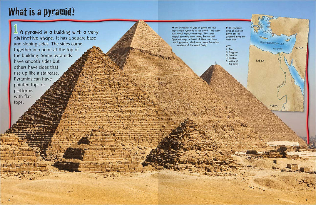 100 Facts Pyramids: Bursting with Detailed Images, Activities and Exactly 100 Amazing Facts - Agenda Bookshop