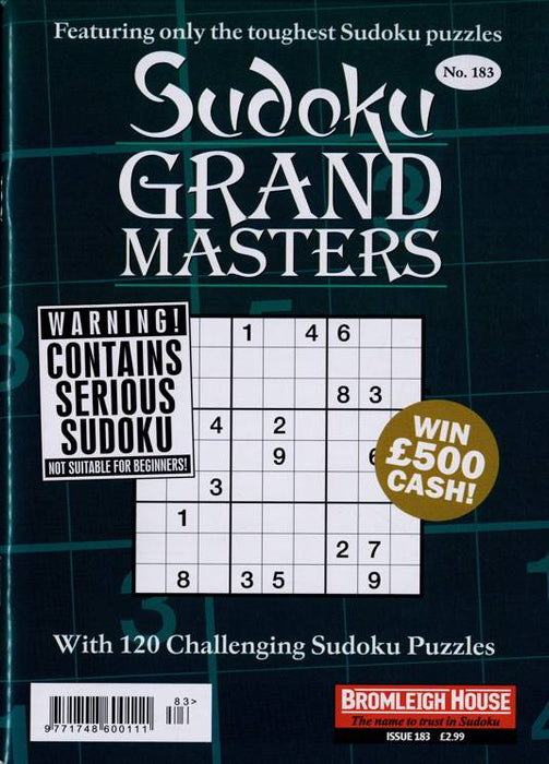 SUDOKU GRANDMASTERS - Agenda Bookshop