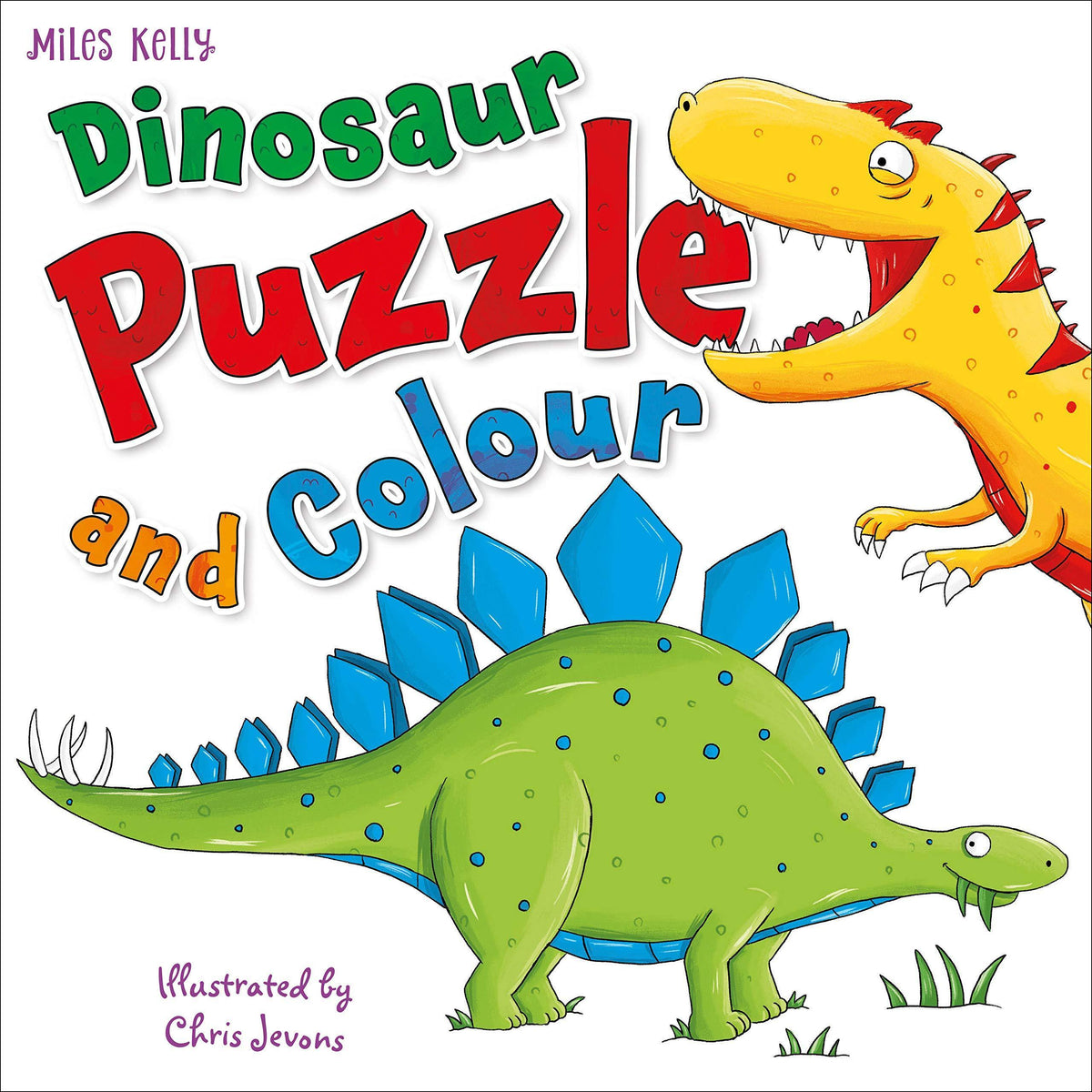 Dinosaur Puzzle & Colour - Agenda Bookshop
