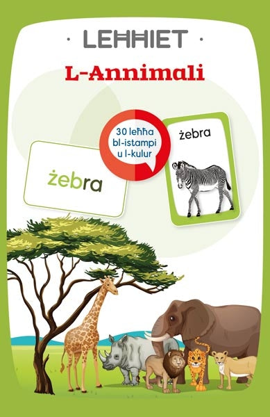 Leħħiet (Flashcards) żgħar – L-Annimali - Agenda Bookshop