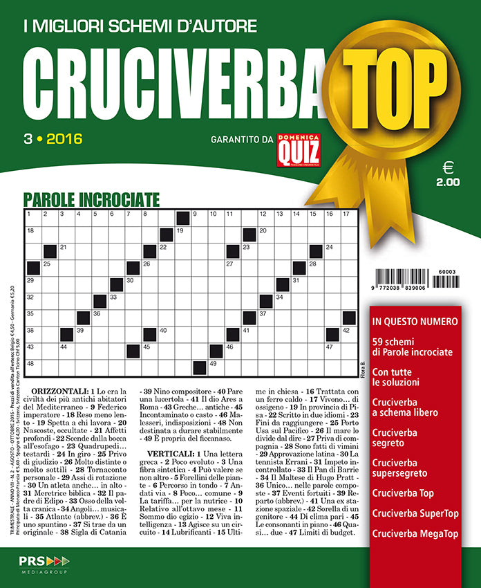 CRUCIVERBA TOP - Agenda Bookshop