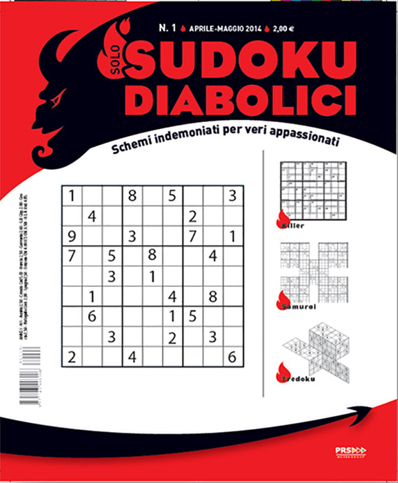SOLO SUDOKU DIABOLICI - Agenda Bookshop