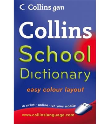 AW Collins Gem English School Dictionary - Agenda Bookshop