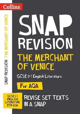 The Merchant of Venice: AQA GCSE 9-1 English Literature Text Guide: Ideal for home learning, 2023 and 2024 exams (Collins GCSE Grade 9-1 SNAP Revision) - Agenda Bookshop