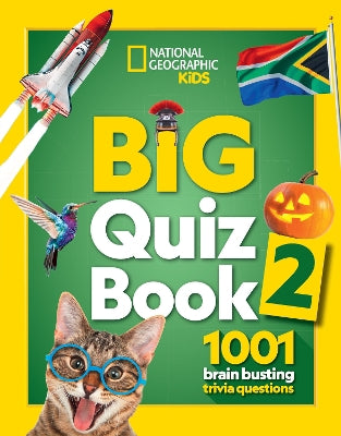 Big Quiz Book 2: 1001 brain busting trivia questions (National Geographic Kids) - Agenda Bookshop