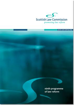 Ninth Programme of Law Reform: Scottish Law Commission Report #242 - Agenda Bookshop