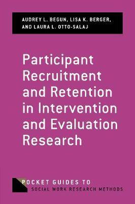 Participant Recruitment and Retention in Intervention and Evaluation Research - Agenda Bookshop