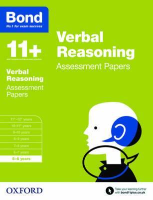 Bond 11+: Verbal Reasoning: Assessment Papers: 5-6 years - Agenda Bookshop