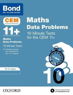 Bond 11+: CEM Maths Data 10 Minute Tests: 10-11 Years - Agenda Bookshop