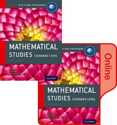 IB Mathematical Studies Print and Online Course Book Pack: Oxford IB Diploma Programme - Agenda Bookshop