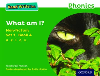 Read Write Inc. Phonics: Green Set 1 Non-fiction 4 What Am I? - Agenda Bookshop