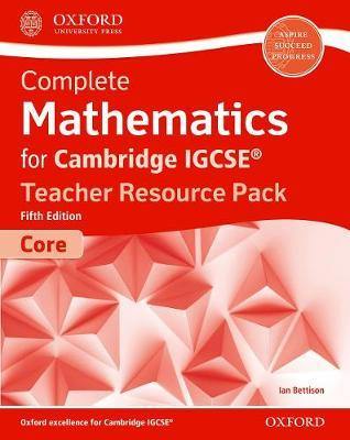 Complete Mathematics for Cambridge IGCSE (R) Teacher Resource Pack (Core) - Agenda Bookshop