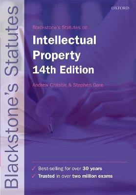 Blackstone''s Statutes on Intellectual Property - Agenda Bookshop