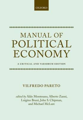 Manual of Political Economy: A Critical and Variorum Edition - Agenda Bookshop