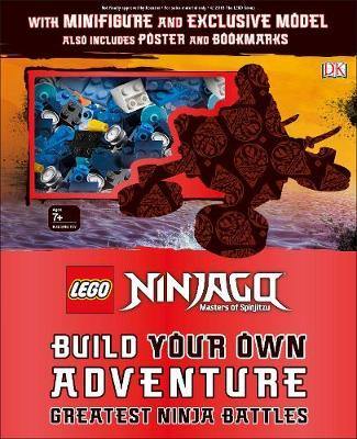 LEGO NINJAGO Build Your Own Adventure Greatest Ninja Battles: with Nya minifigure and exclusive Hover-Bike model - Agenda Bookshop