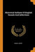 Historical Outlines of English Sounds and Inflections - Agenda Bookshop