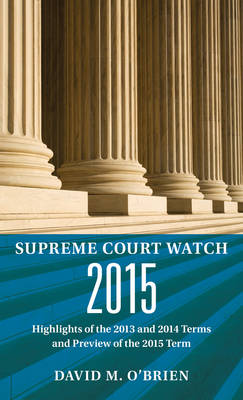 Supreme Court Watch 2015: An Annual Supplement - Agenda Bookshop