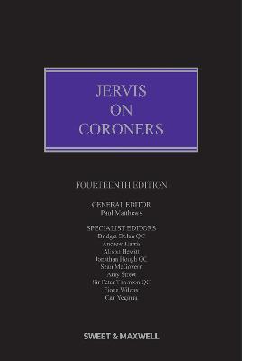 Jervis On Coroners - Agenda Bookshop