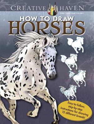 Creative Haven How to Draw Horses - Agenda Bookshop