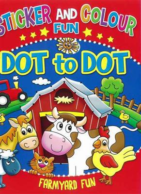 BW STICK & COL DOT TO DOT: FARMYARD FUN - Agenda Bookshop